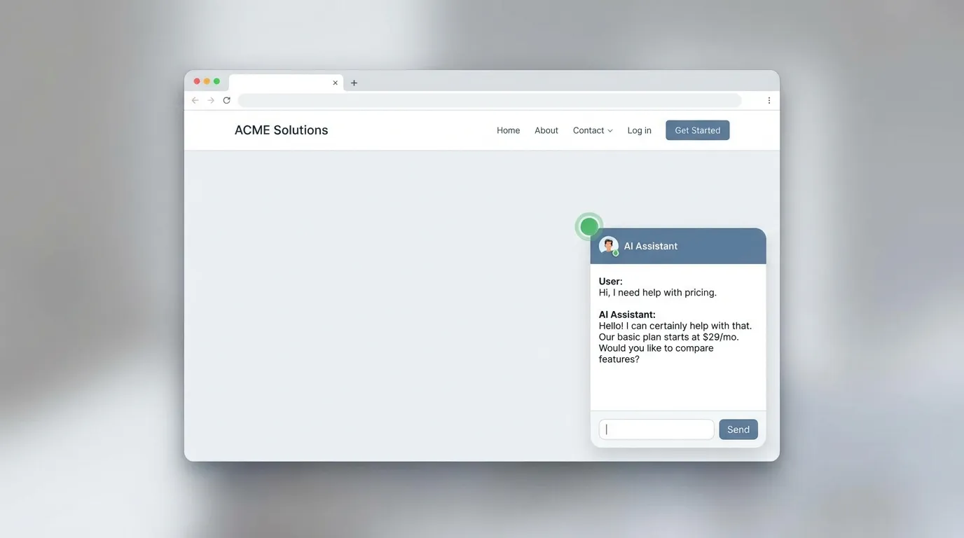 KI-Support-Chat -- Lösung