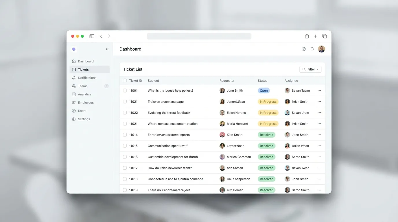 Smartes Ticketsystem -- Lösung